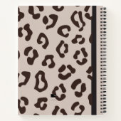CARNET GRANDS EMPREINTES DE LÉOPARD (Dos)