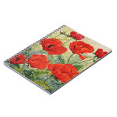 Carnet Grands pavots rouges (Côté gauche)
