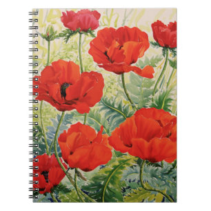 Carnet Grands pavots rouges
