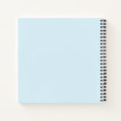 Carnet Grandson Baptême Blue Boy Lamb Personnalisé (Dos)