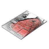 Carnet Grange rouge magnifique (Côté gauche)