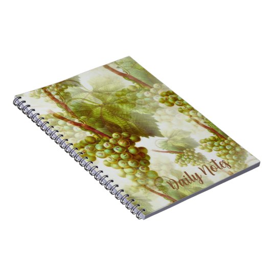 Carnet Grape Fruit Pattern Notebook (Côté Droit)