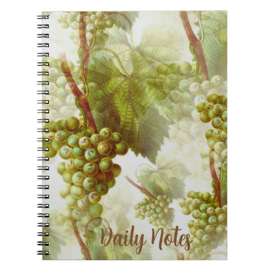 Carnet Grape Fruit Pattern  Notebook (Devant)