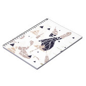 Carnet graph paper triangle soft design par SIRAdesign (Côté gauche)