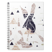 Carnet graph paper triangle soft design par SIRAdesign (Devant)