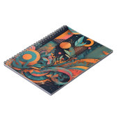 Carnet Graphique Abstrait en gras - Formes géométriques d (Côté gauche)
