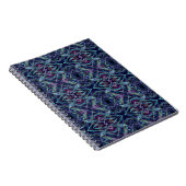 Carnet Graphique bleu et rose Abstrait (Côté Droit)