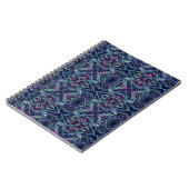 Carnet Graphique bleu et rose Abstrait (Côté gauche)
