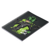 Carnet Graphique de caractère noir de la bande de rebond (Côté gauche)