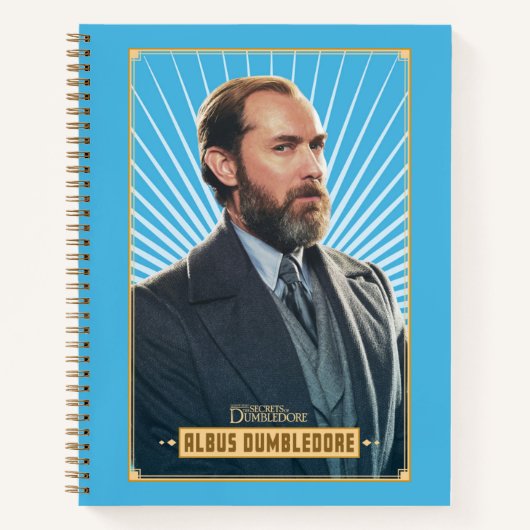 Carnet Graphique de caractères Albus Dumbledore (Devant)