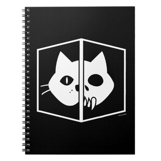 Carnet Graphique de chat de Schrödinger (Devant)