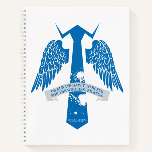 Carnet Graphique de citation de Cravate de Castiel surnat (Devant)