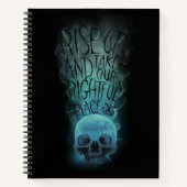 Carnet Graphique de crâne et de fumée (Devant)