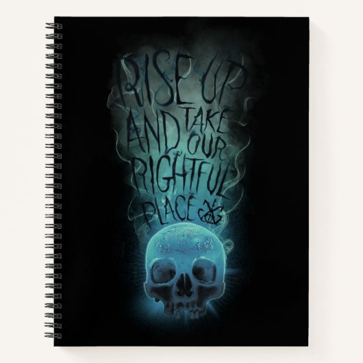 Carnet Graphique de crâne et de fumée (Devant)