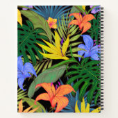 Carnet Graphique de fleur d'Aloha de Hawaii tropical (Dos)