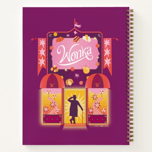 Carnet Graphique de la boutique Wonka Candy (Dos)