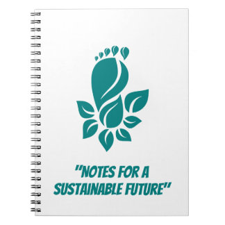 Carnet Graphique de la nature empreinte de feuille verte 