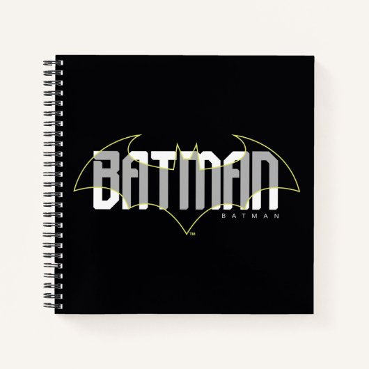 Carnet Graphique de nom haute technologie Batman (Devant)