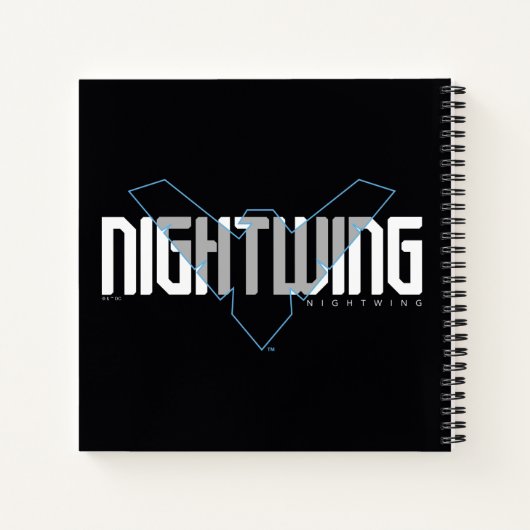 Carnet Graphique de nom high-tech Nightwing (Dos)