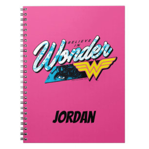 Carnet Graphique de Retro 80's "Believe In Wonder"