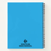 Carnet Graphique De Souche Et De Flocon De Neige (Dos)