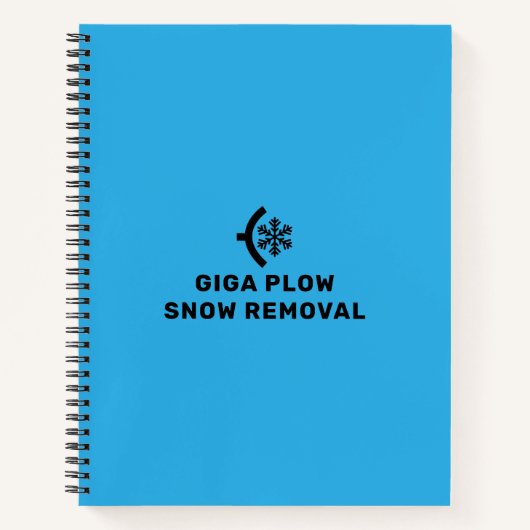 Carnet Graphique De Souche Et De Flocon De Neige (Devant)