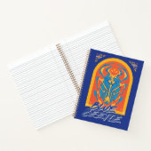Carnet Graphique de Talavera de scarabée bleu (Intérieur)