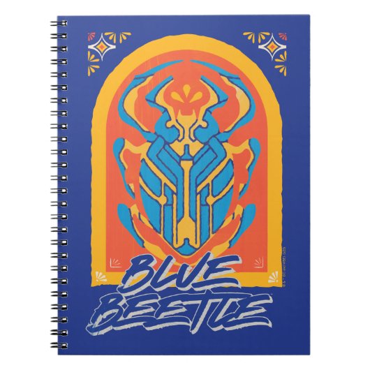 Carnet Graphique de Talavera de scarabée bleu (Devant)