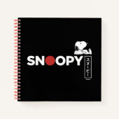 Carnet Graphique de typographie japonaise Snoopy (Devant)