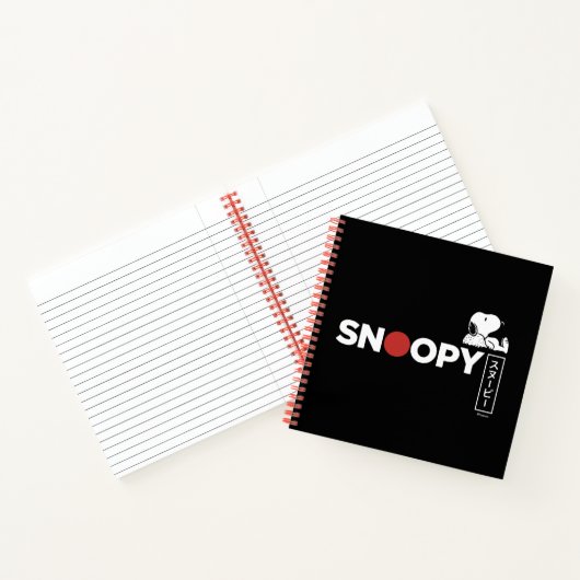 Carnet Graphique de typographie japonaise Snoopy (Intérieur)