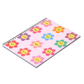 Carnet Graphique d'émotions de fleurs Kawaii mignonnes (Côté gauche)