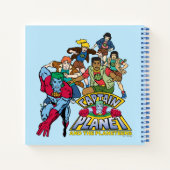 Carnet Graphique du logo Captain Planet & Planeteers Grou (Dos)