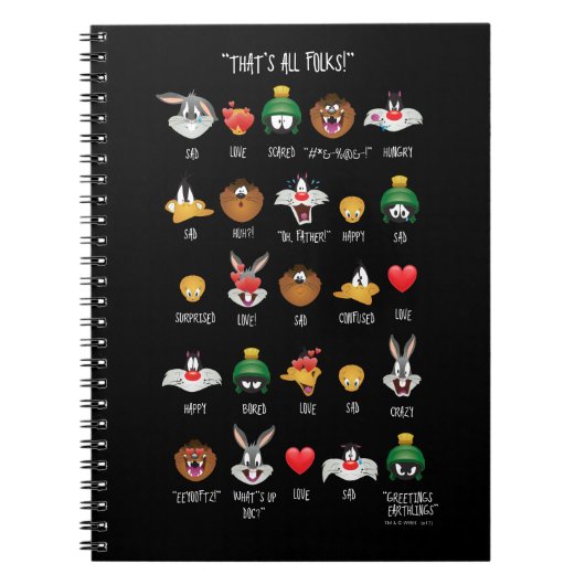 Carnet Graphique Émoji LOONEY TUNES™ (Devant)