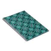 Carnet Graphique géométrique 3D pivotante Turquoise vert (Côté Droit)