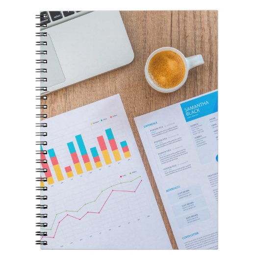 Carnet Graphique graphique finance données financières (Devant)
