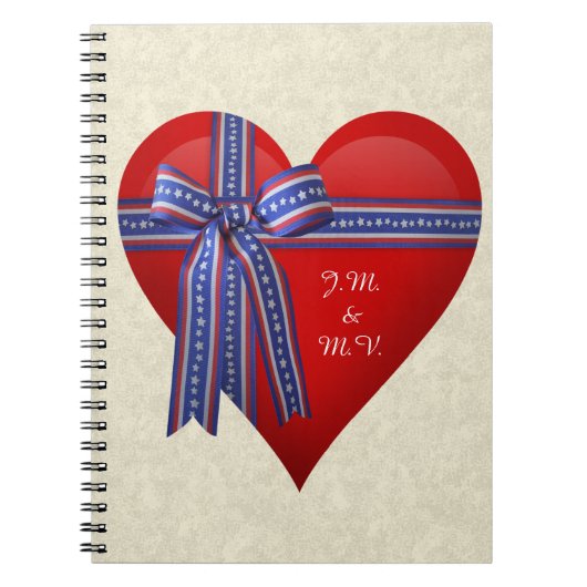 Carnet Graphique Patriotic Heart (Devant)