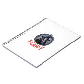 Carnet Graphique Rétro Classique F-Caw-F (Côté gauche)