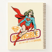 Carnet Graphique rétro-invincible Supergirl (Dos)