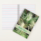 Carnet graphique Tropical Personnalisé Palm Tree (À l'intérieur)