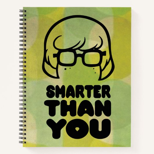 Carnet Graphique Velma "plus intelligent que vous" (Devant)