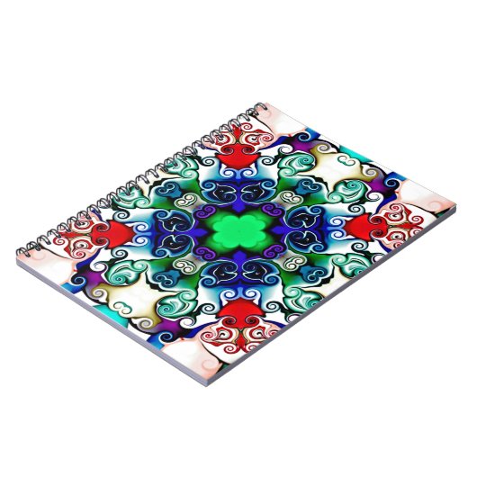 Carnet Graphiques informatiques. Illustration d'un flo ab (Côté gauche)