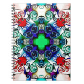 Carnet Graphiques informatiques. Illustration d'un flo ab (Devant)