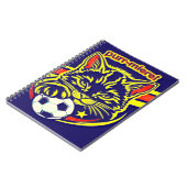 Carnet Graphisme Chat de Football (Côté gauche)