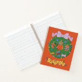 Carnet Graphisme de couronne de snacks de Noël de Scooby- (Intérieur)