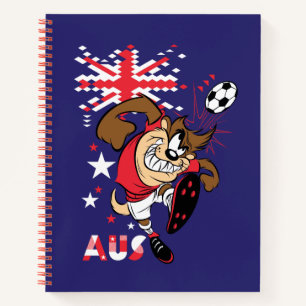 Carnet Graphisme de football de l'équipe australienne TAZ