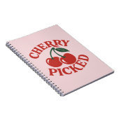 Carnet Graphisme de fruit rétro branché sélectionné avec (Côté Droit)