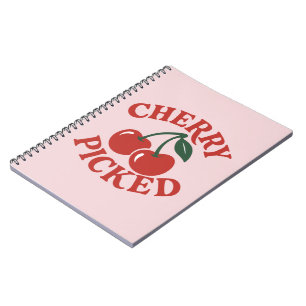 Carnet Graphisme de fruit rétro branché sélectionné avec 