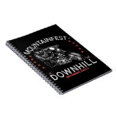 Carnet Graphisme de la course de moto en descente Mountai (Côté Droit)