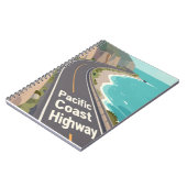 Carnet Graphisme de la Pacific Coast Highway pour l'art d (Côté gauche)
