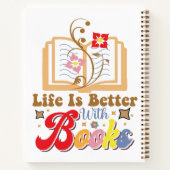 Carnet Graphisme de lecture et de bibliothèque de style v (Dos)